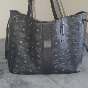 Authentic MCM Tote Bag black medium